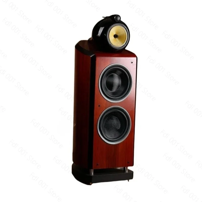 600W Double 10 Inch HiFi Home Theater Floor Bookshelf Speaker Wood Audio Sound Quality