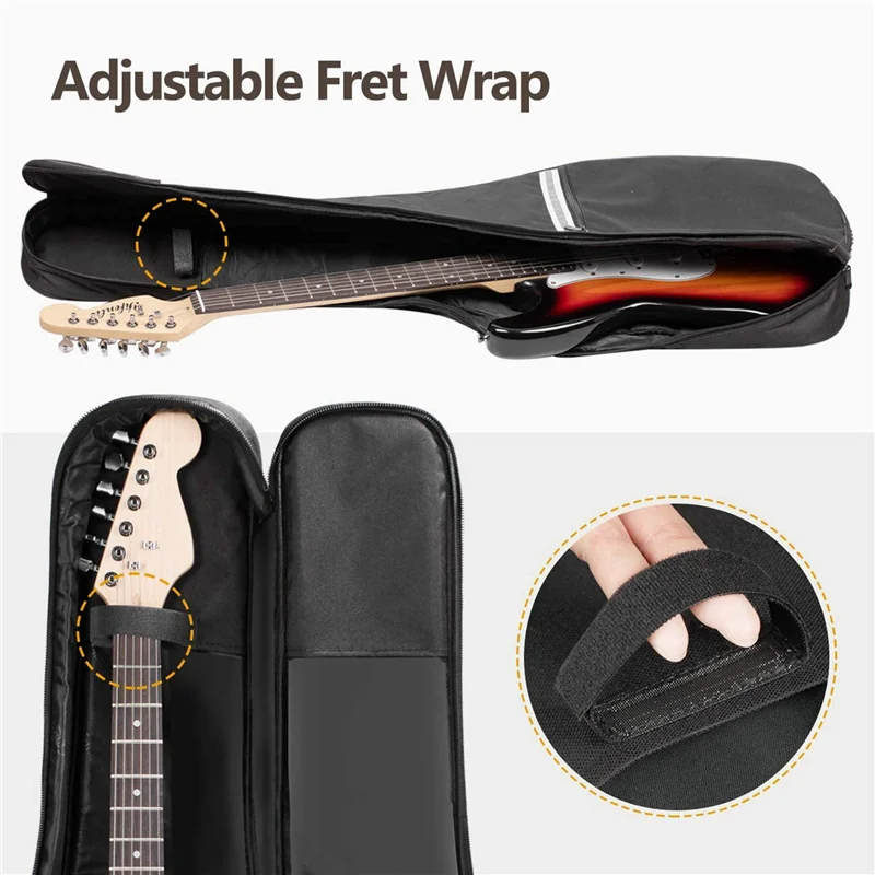 

Dropship-2X Electric Guitar Bag Gig Bag 41 Inch Guitar Bag For Acoustic Guitar Electric Guitar Bass Guitar Classical Guitar