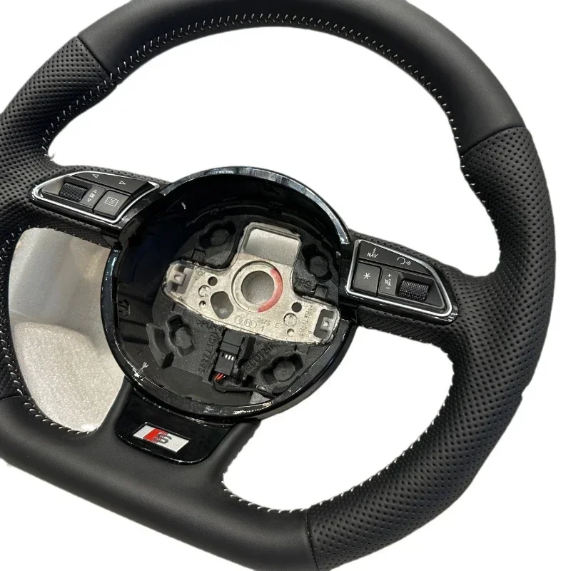 

Suitable for Audi a6l A4L Q5 A5A7 q7A8 old modified new flat-bottomed multi-function steering wheel assembly