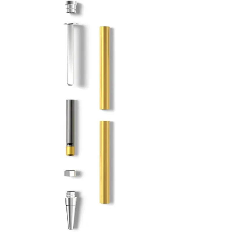 AT43-Pen Kit For Woodturning 20Pack Premium Titanium-Slimline Rollerball Turning Supplies Twist Set Lathe Turning Accessories