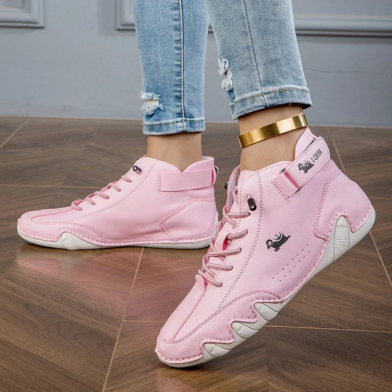 Casual Women's Boots New Comfortable Luxurious Brand Soft Fashionable Trendy Shoes Outdoor Activity Training Walking Loafers image 4