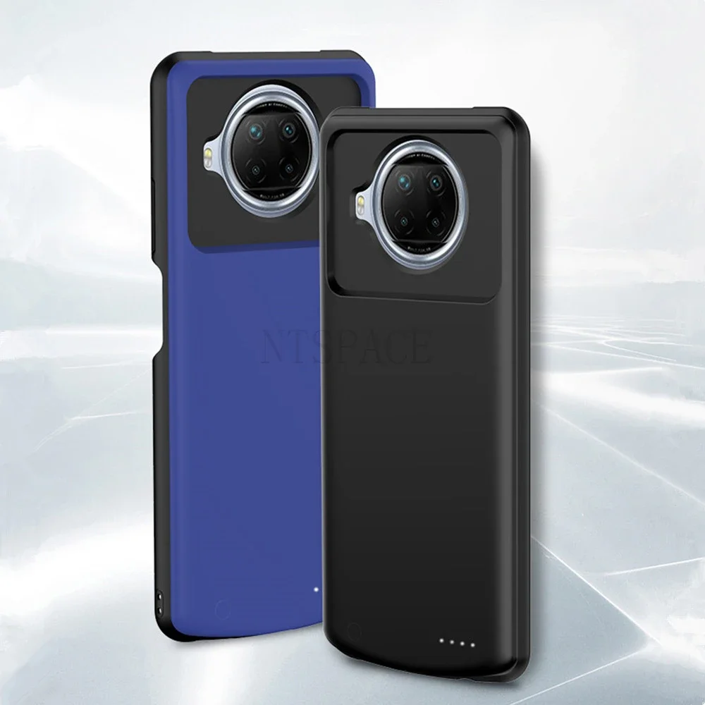 Powerbank Cover For Xiaomi Redmi Note 9 Pro 5G External Battery Charger Cases 6800mAh Power Bank Charging Cover For Redmi Note 9