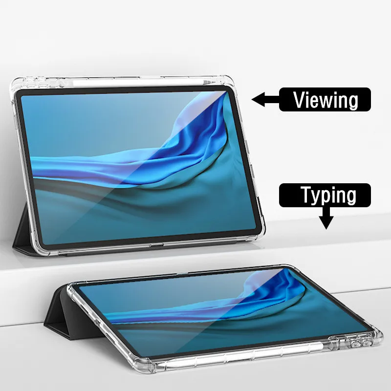 Huawei用透明タブレットケース,マットエア11.5プロ,11, 2023,se,10.4,t10s,huawei Honor用ケース,8, 7, 6,x6,x8,v6,x9 x8プロ