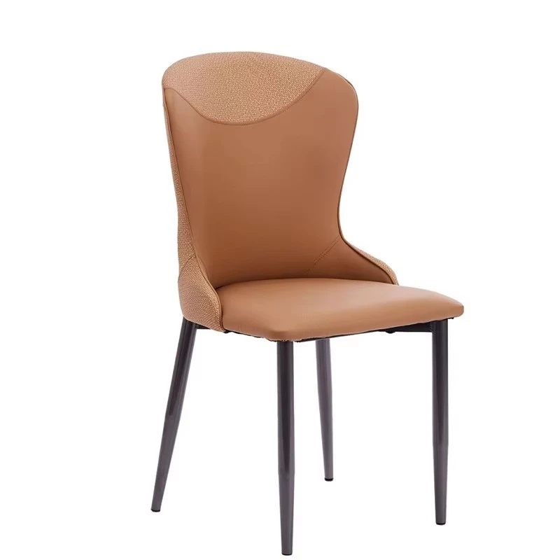Modern Stainless Steel Dining Chair with Backrest Dining Room Living Room Cafe