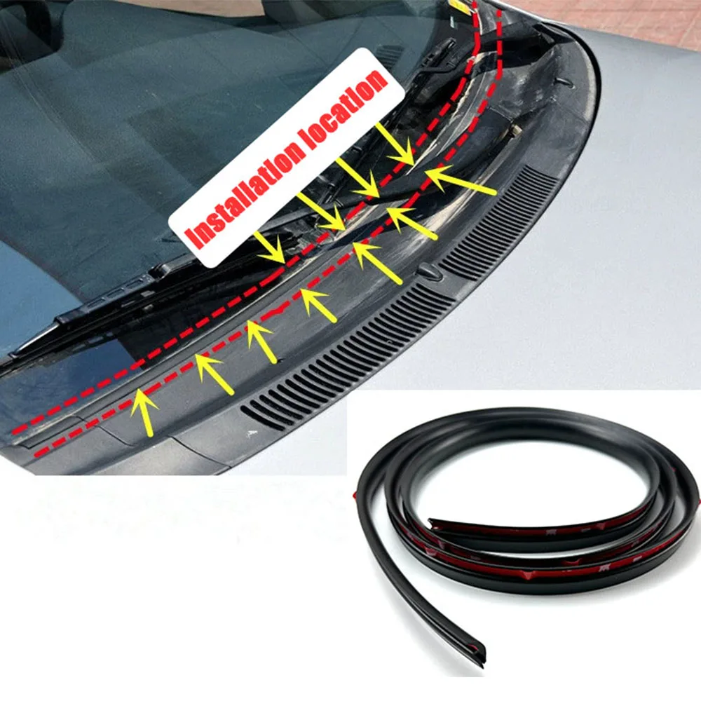 

1.6m Car Front Windshield Panel Moulding Rubber Seal Strip For BMW E46 E90 E60 E39 E36 F30 F10 F20 X5 E70 E53 M G30 E91 E34 F31
