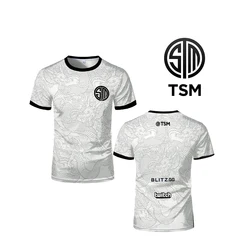 ESports Game Team Tsm Uniform Men T-shirts Breathable Quick Dry Sports Jersey T Shirt Summer Causal Training Boys Clothing Tees