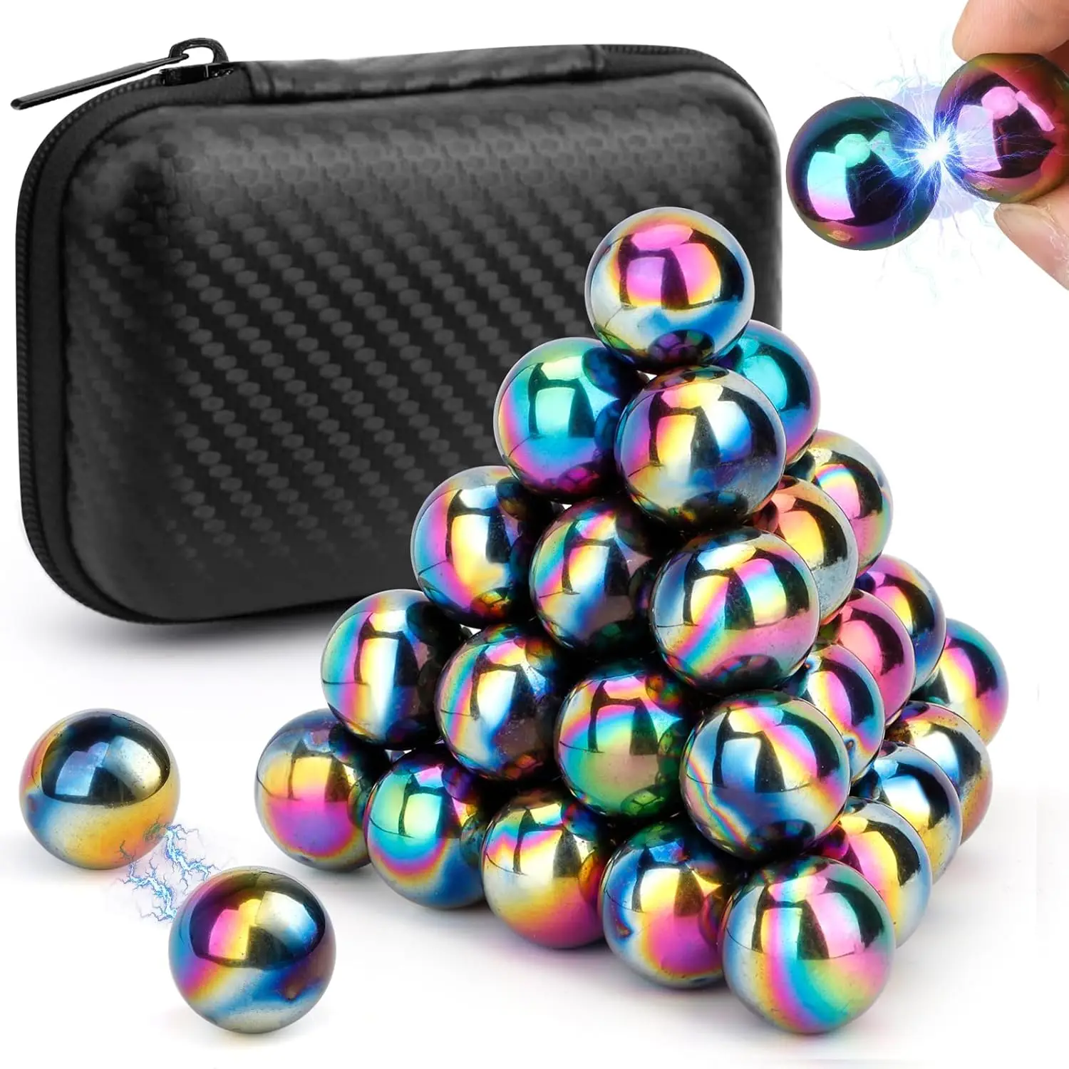 Magneet Ballen Anti-stress Fidget Speelgoed, 20 stks Bureau EDC Stress Relief Speelgoed Zintuiglijke Spel Antistress voor ADHD Autisme Volwassenen Man