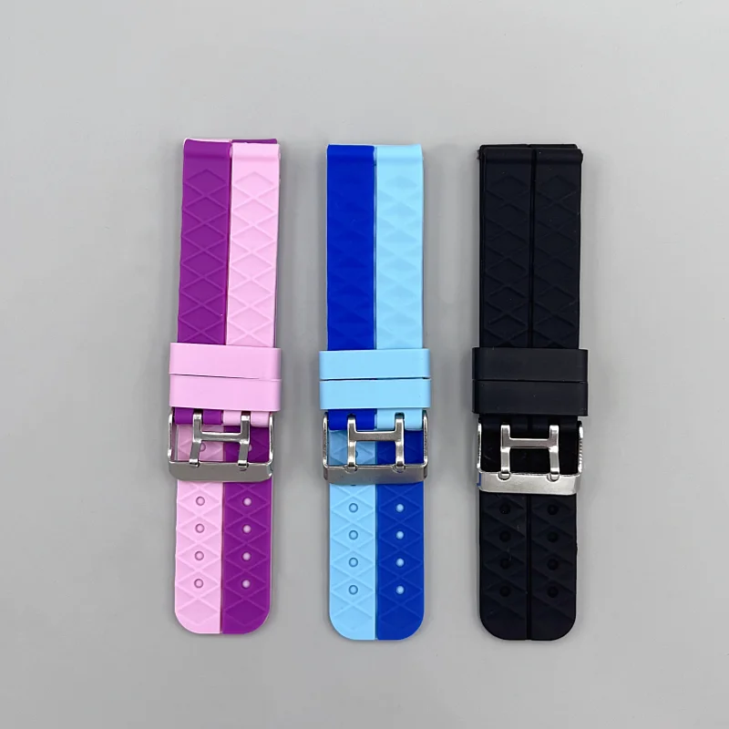 20mm Kids Smart Sport Watch Band Silicone Strap Adjustable Wristwatch Replacement Strap Waterproof Children Watch Straps image 4