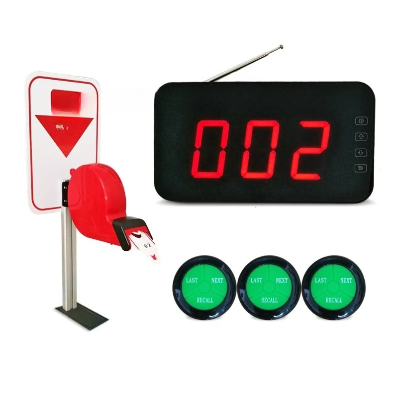 

Wireless Queuing Call System of Fast Food Restaurant Clinic Customer Waiting System
