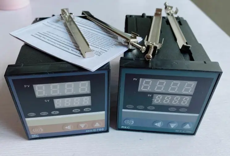 Dual Digital Rgb Display Controlador de Temperatura Pid Rex-c700 Rex-c700fk02-m an Rex-c700fk02-v an Rex-c700fk02-mv an 72*72 mm