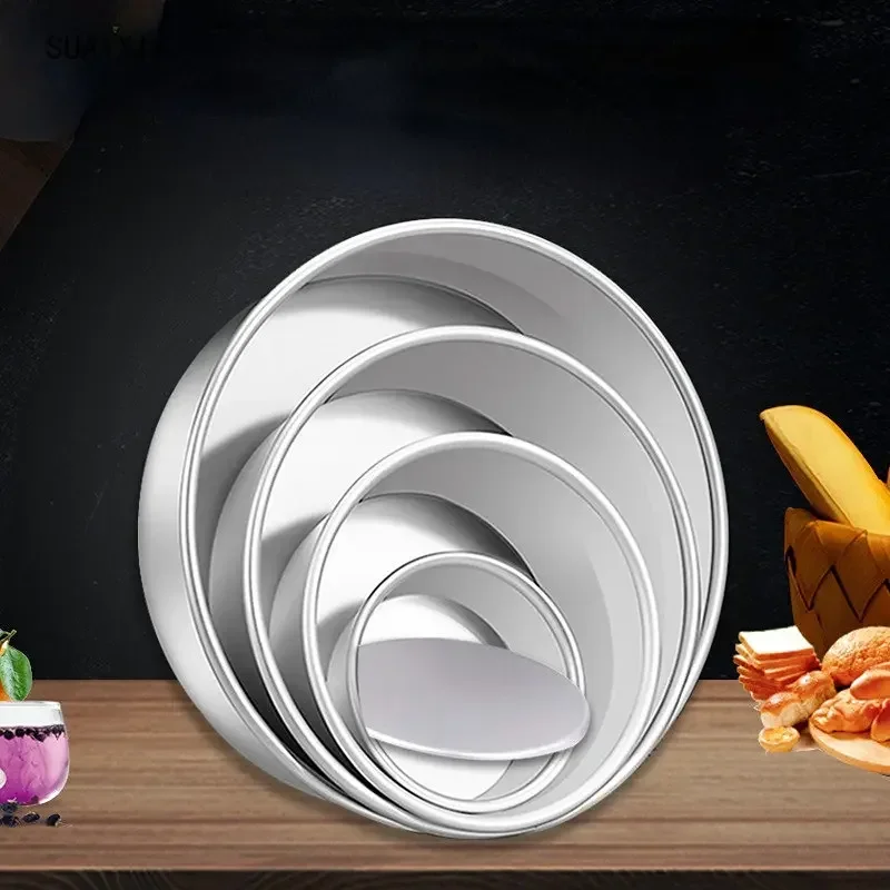 1 Pcs Round Cake Mould Cheesecake Pan Pattern Alloy DIY Removable Bottom Mold Template Non Stick Baking Tools Bakeware Cheap New