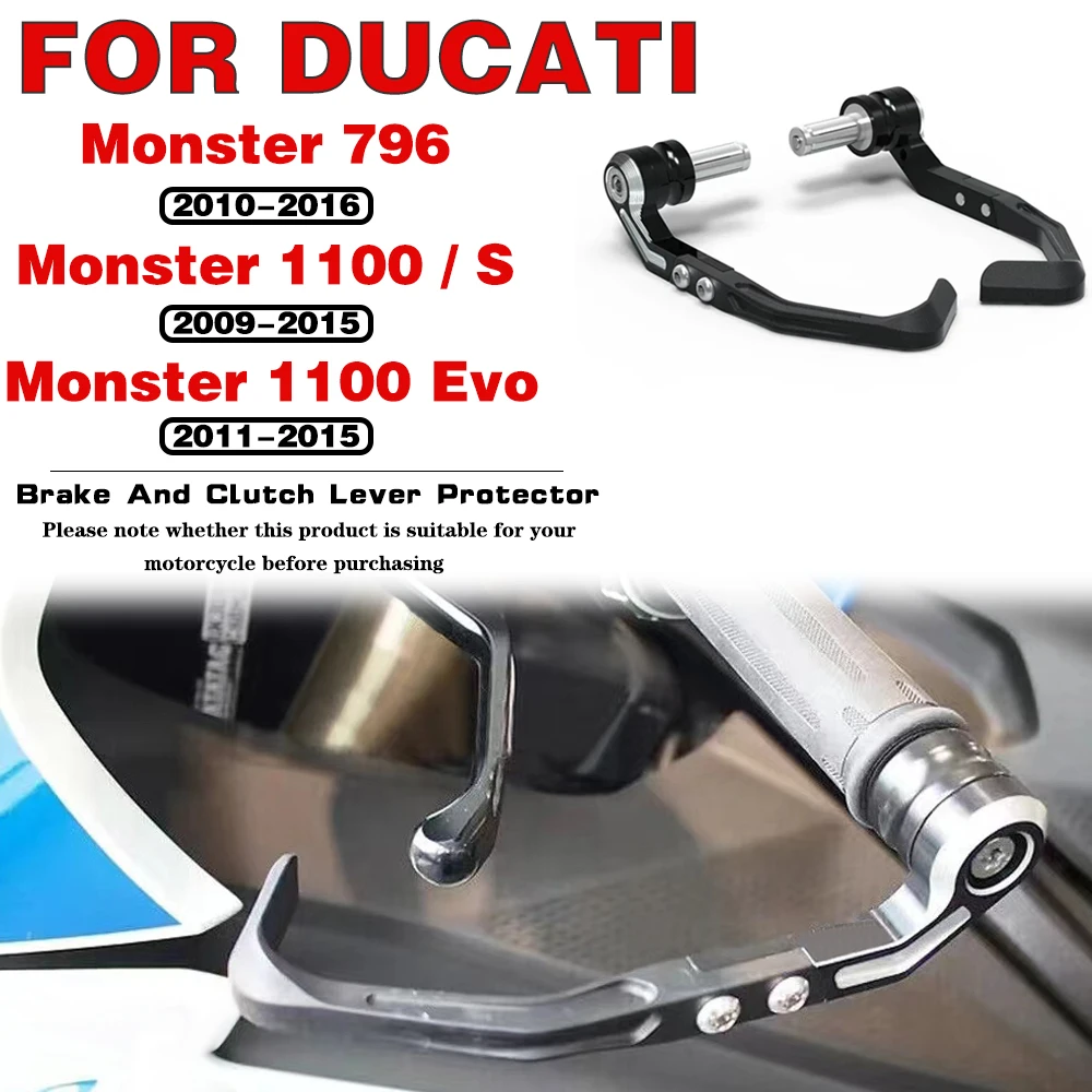 

Motorcycle accessories Brake Clutch Lever Protector Kit For DUCATI Monster 796 1100 1100S 1100EVO 2009 2010 2011 2012-2016