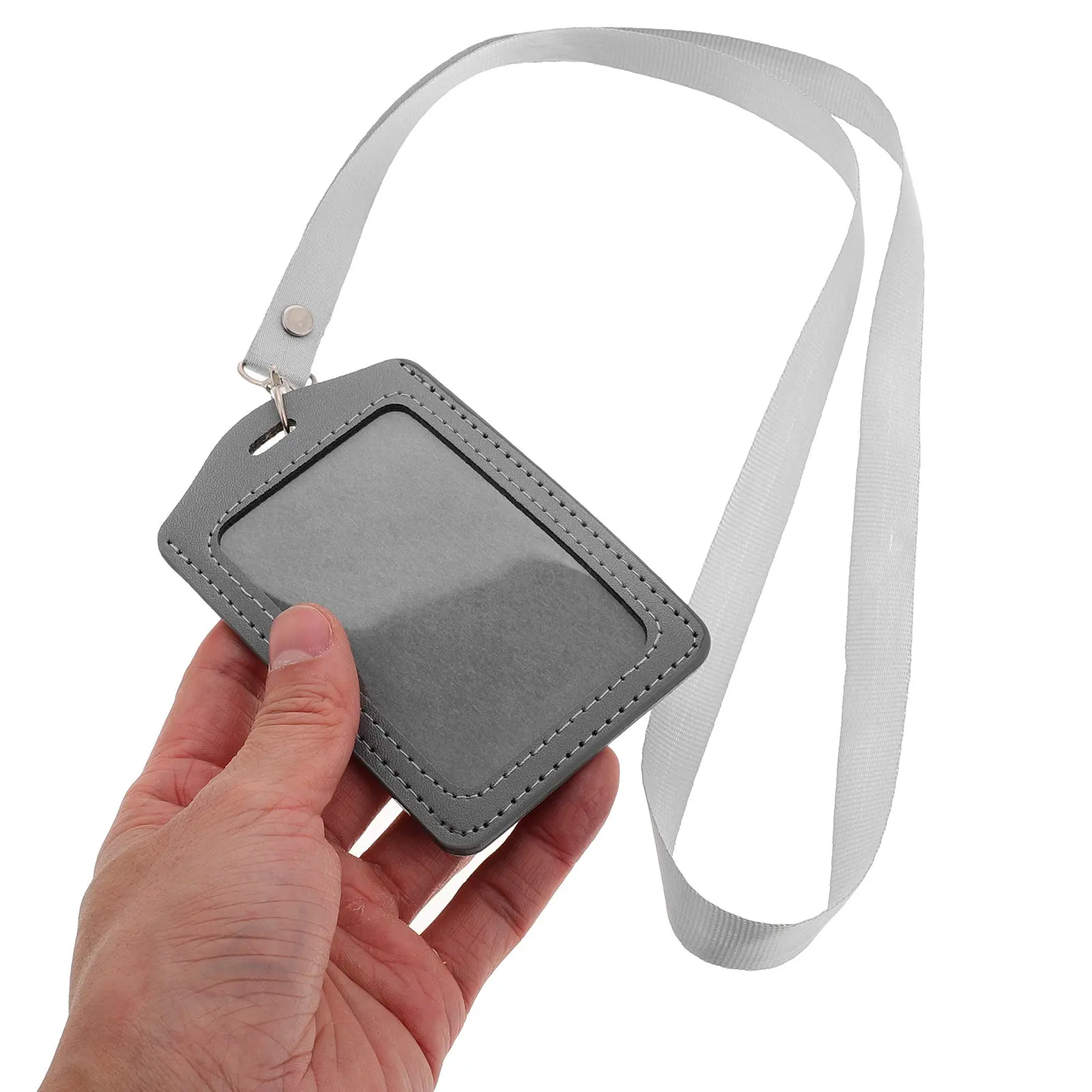 10 pcs Badge Holder Id Card Halloween Christmas New Year Badge Holder Card Holder With Lanyard Id Badge Holders Metal