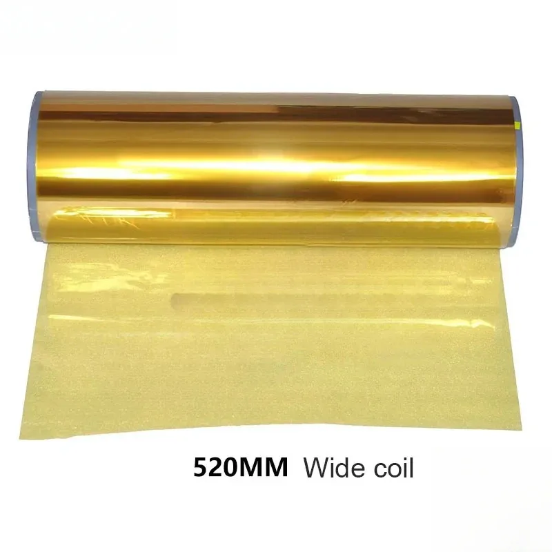 Ultra-Thin Polyimide Roll Material 6Um Insulated Gold K-A-P--O-N Strip PI Film T0.006Mm Thick