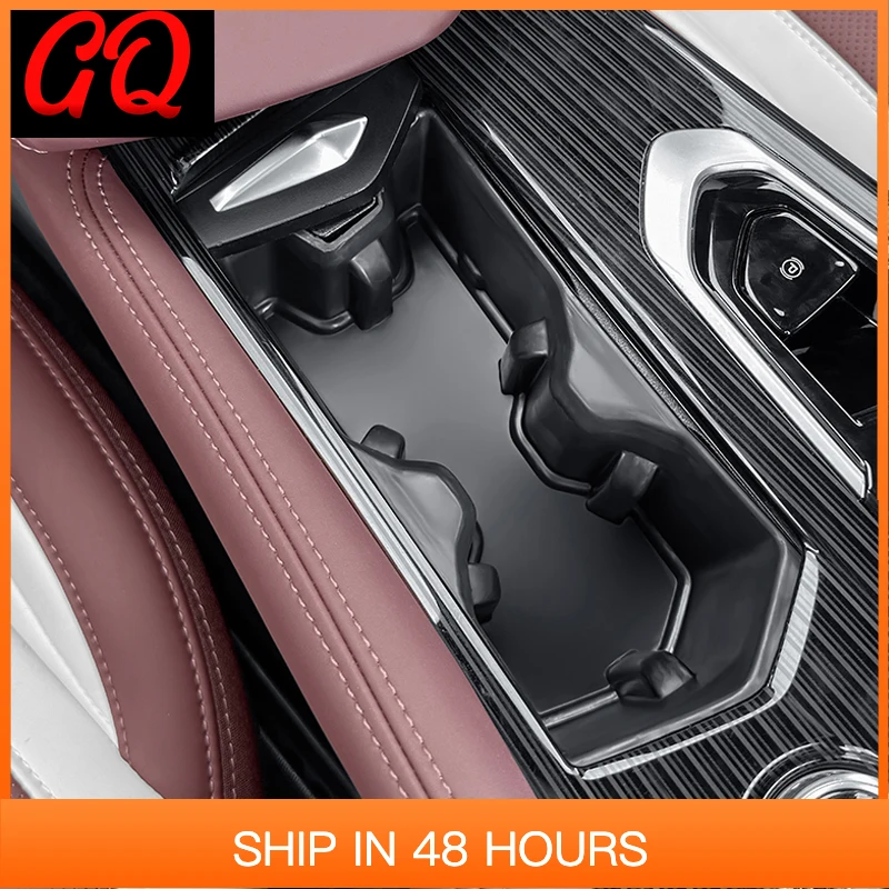 

New For Renault Grand Koleos 2024 2025 Car Styling Central Control Water Cup Holder Silicone Pad Storage Box Auto Accessories