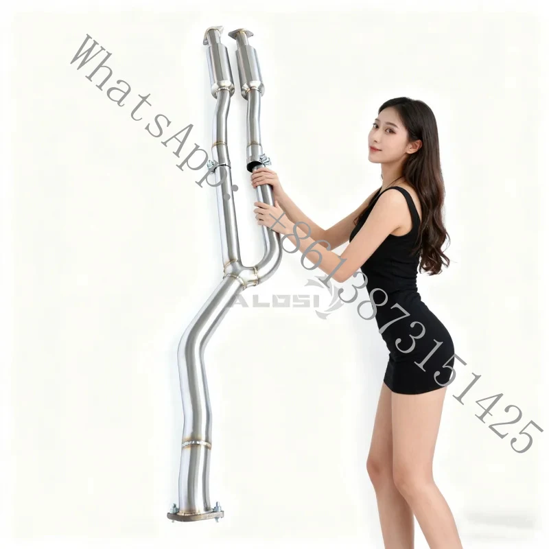 

Stainless Steel Exhaust Mid Pipe Rear System GS200T 2.0T 2015+ High-End Exhaust Pipe