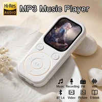 2026 Nuevo reproductor MP3 delgado de 1,8 pulgadas Bluetooth 5.4 - Walkman portátil, compatible con grabación de libros electrónicos Radio FM Reproductor de música