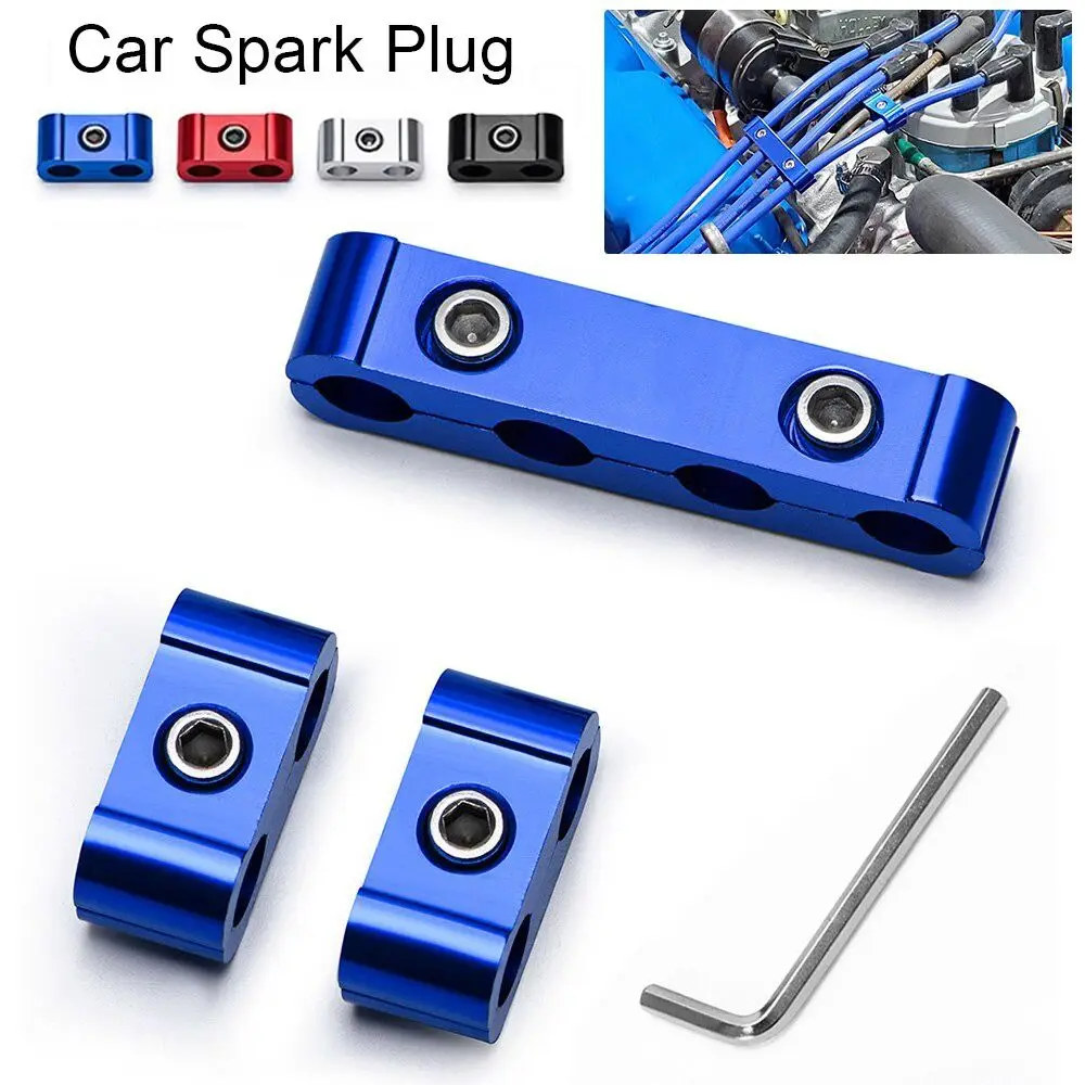 3Pcs/Set Divider Organizer Car Spark Plug 8MM/9MM/10MM Auto Decoration Wire Clamp Separator Ignition Electrical Cable Clip