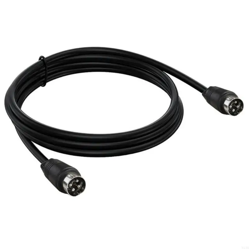 Y5JB 4Pin DIN Connectors Cable 4 Pin DIN Male to Male Adapter Extension Cable for DVR Digital Video Recorders