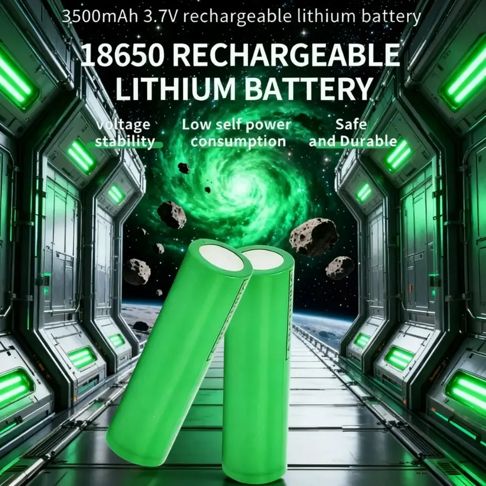 Nouvelle batterie MJ1 18650 3500mAh et 3.7V avec décharge continue, adaptée aux stations d'alimentation portables, aux outils électriques de haute puissance et