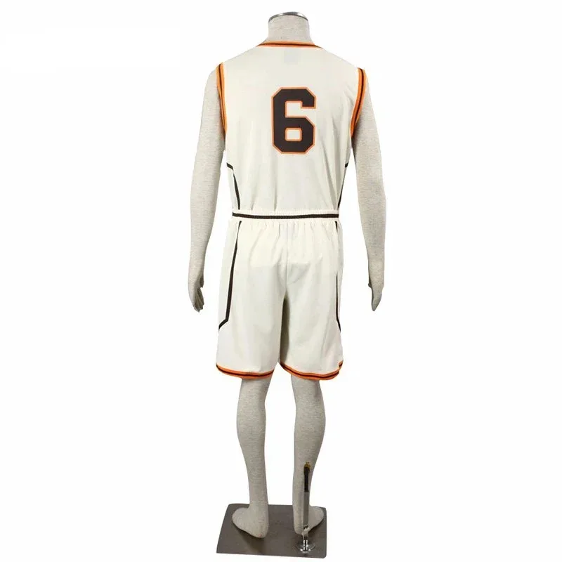 Cosplay Kuroko no Basuke SHUTOKU No. 6 10 Midorima Shintaro Basketball Jersey Costume Sports Uniform ir;l5