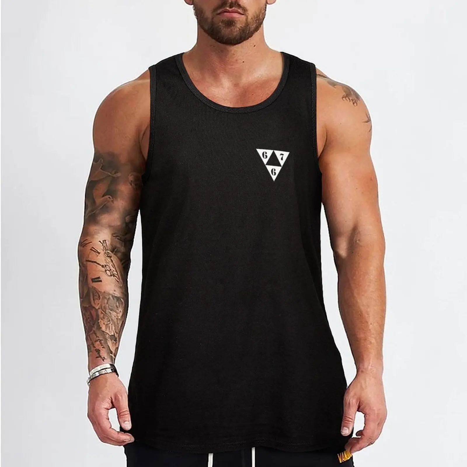 Freeze Corleone 667 LMF Logo Tank Top t-shirts for Men's gym bodybuilding t-shirt Men's clothes