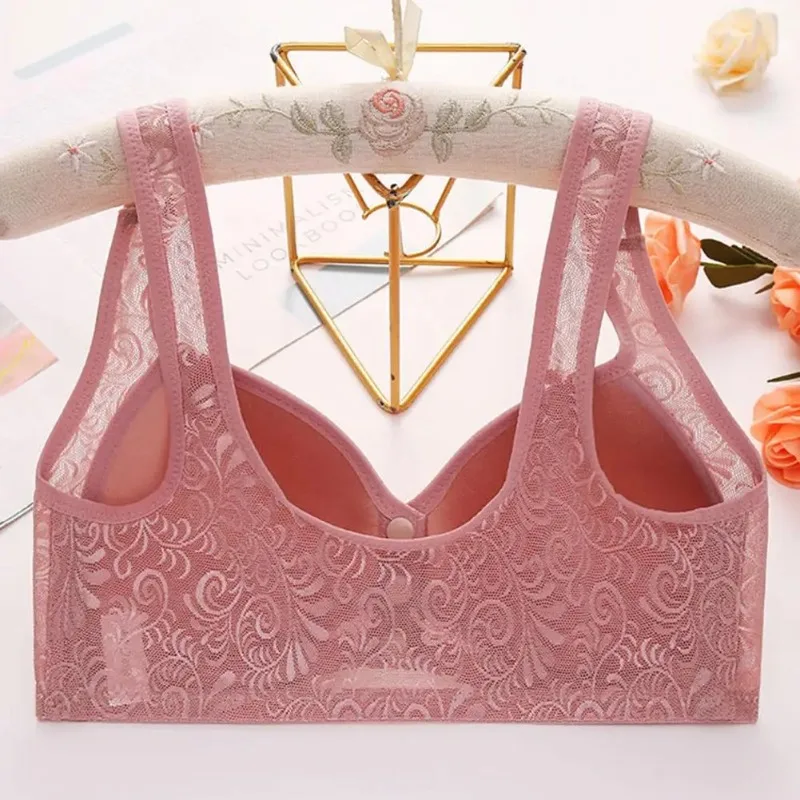 Maternity Nursing Bra Front Closure Opening Soft Cup Wireless Pregnancy Bras for Breastfeeding Mothers Comfortable Cotton bras