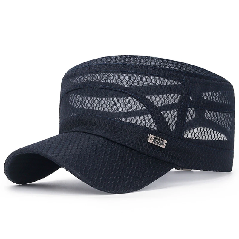 Summer Casual Outdoor Sports Cap Mesh Breathable Simple Sun 