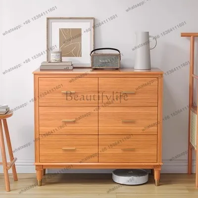 Factory direct all solid wood dining side cabinet living room wall locker