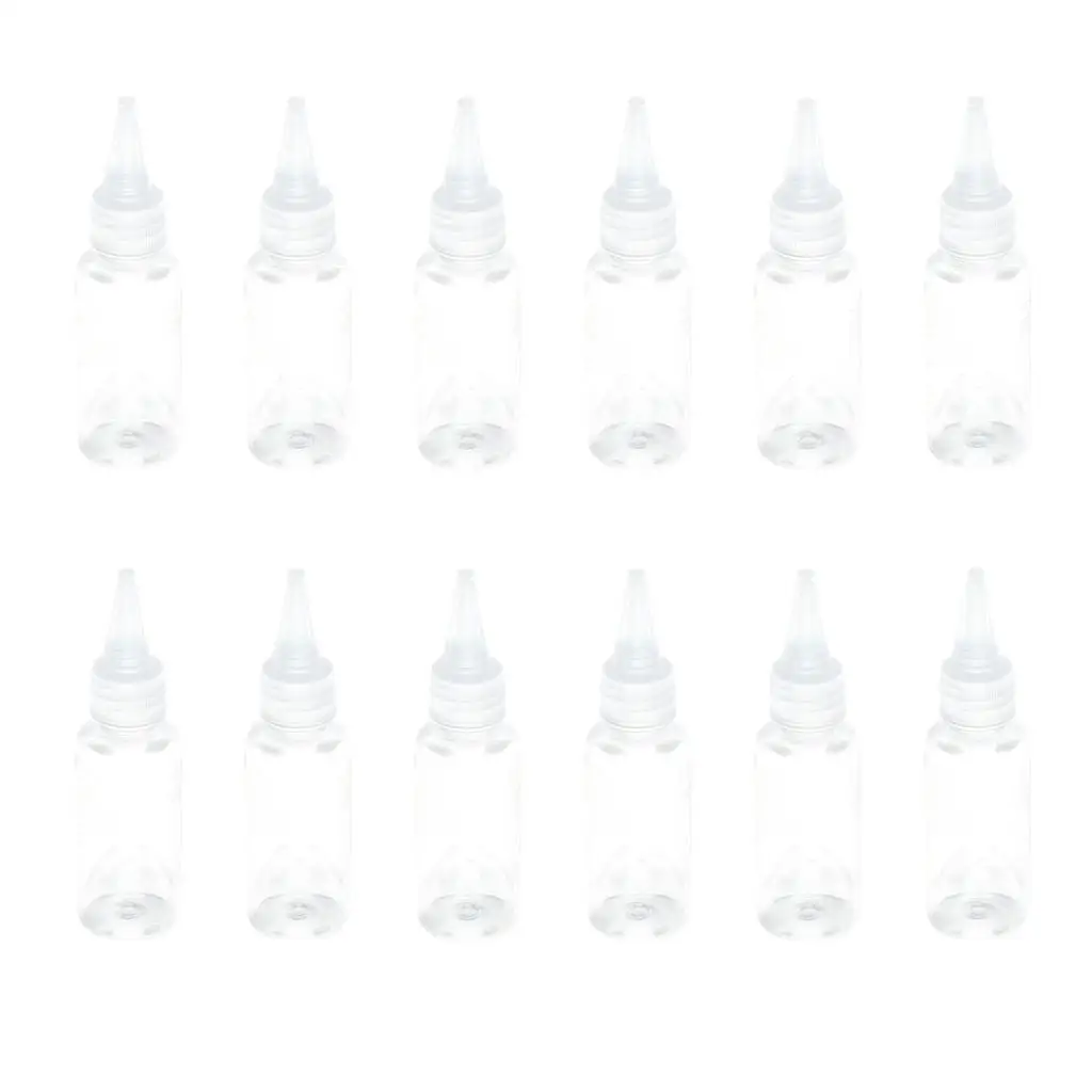 2-6pack 12pcs/lot 30ml Empty Plastic Squeezable Liquid Dropper Anti Corrosion