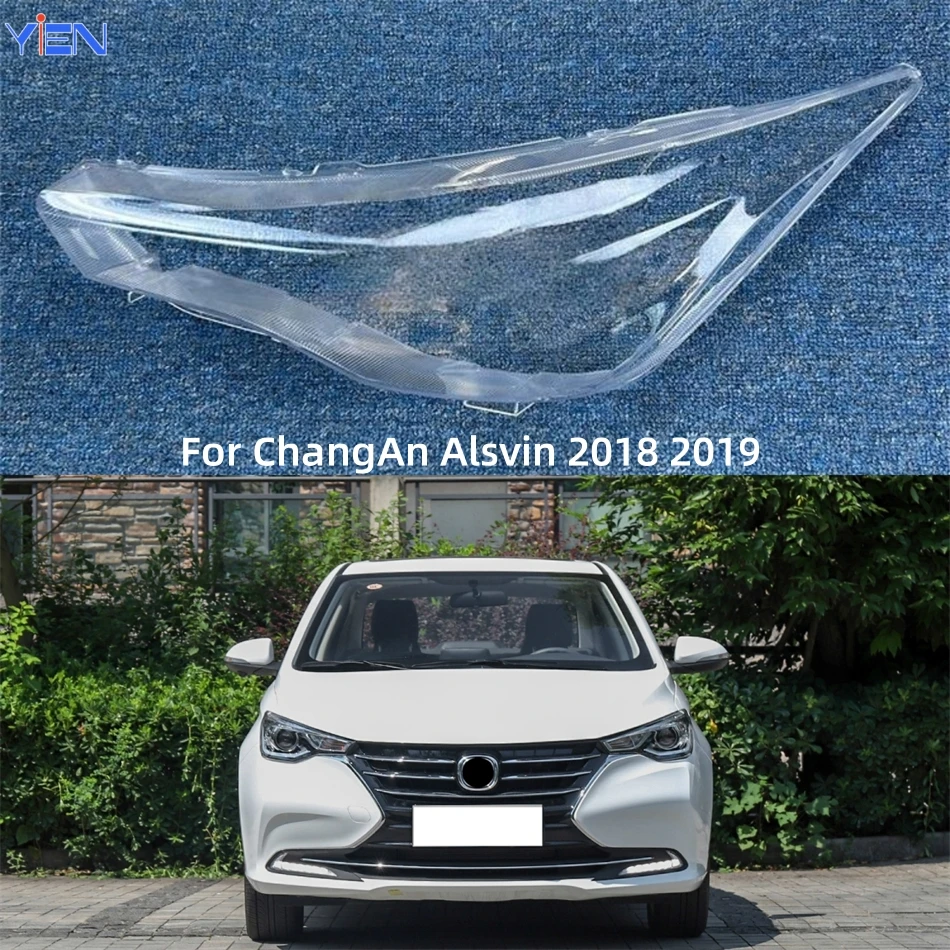

For ChangAn Alsvin 2018 2019 Vehicle Accessories Lights Cover Headlamp Cover Shade Car Front Headlight Lens Cover Lights Shell