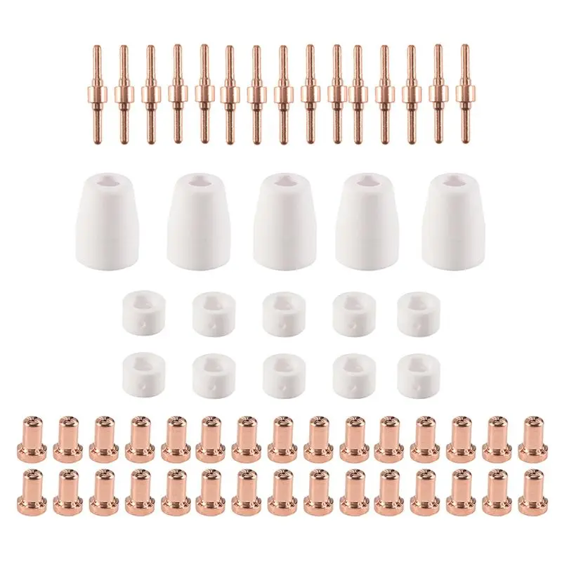 B62B-60 Pieces Of Plasma Cutting Consumables For Cut40 50 Flashlight With Plasma Cutter PT31 LG40