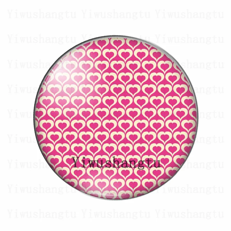 New Sweet Little love heart peach red love group 12mm/20mm/25mm/30mm Round photo glass cabochon demo flat back Making findings