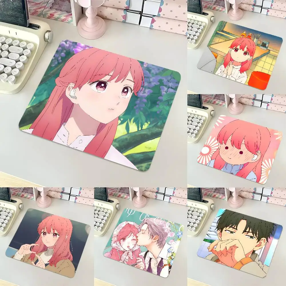 A Sign Of Affection Mousepad Small LockEdge Mouse Pad For Gamers Computer Desk Pad Rectangular Anti-slip Rubber
