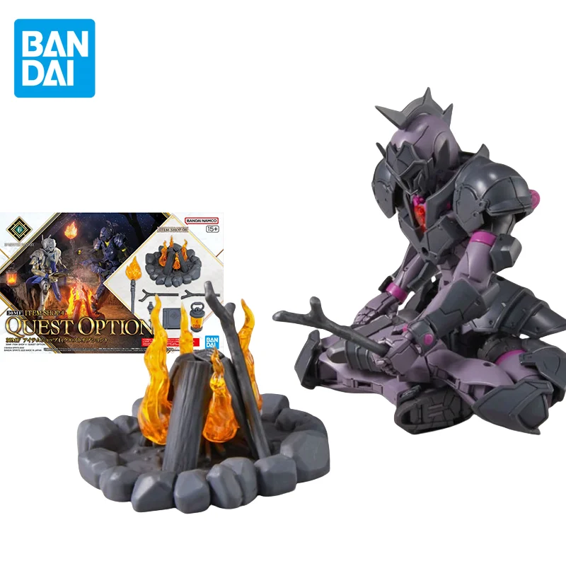 Bandai Original 30MF 30ML 1/144 อนิเมะ ITEM SHOP4 QUEST OPTION ไฟฉายกองไฟ แอคชั่นฟิกเกอร์ ของเล่นประกอบแบบจำลอง ของขวัญสำหรับเด็ก