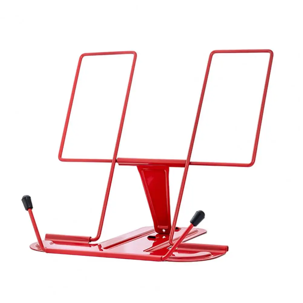 

Держатель для книг Регулируемая металлическая подставка для книг с зажимами для страниц Мини-книжная полка Стойка для журналов Стол для учебников