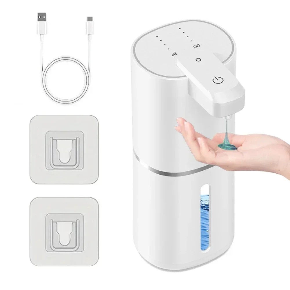 1200 mAh USB Rechargeable Automatic Soap Dispenser IPX5 Waterproof Touchless Sensor for Kitchen Bathroom and Office