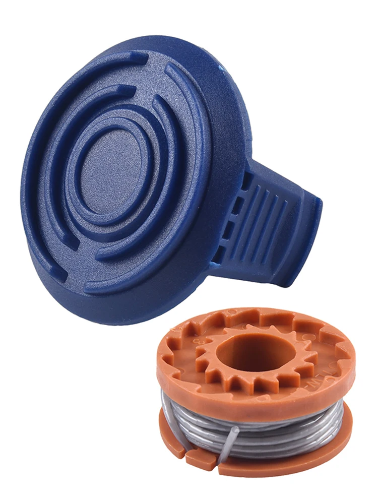 For MacAllister Spool Line & Cover For MacAllister-MGTP18Li String Trimmer Part Grass Spool Cap Garden Power Tools Accessories
