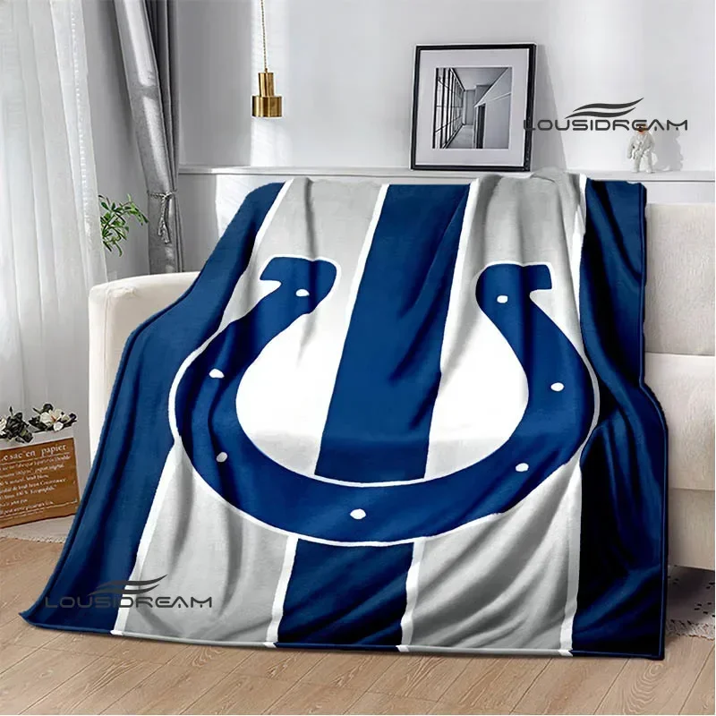 3D rugby football printed blanket picnic blanket Warm Flannel blankets Soft and comfortable blanket bed linings Birthday Gift