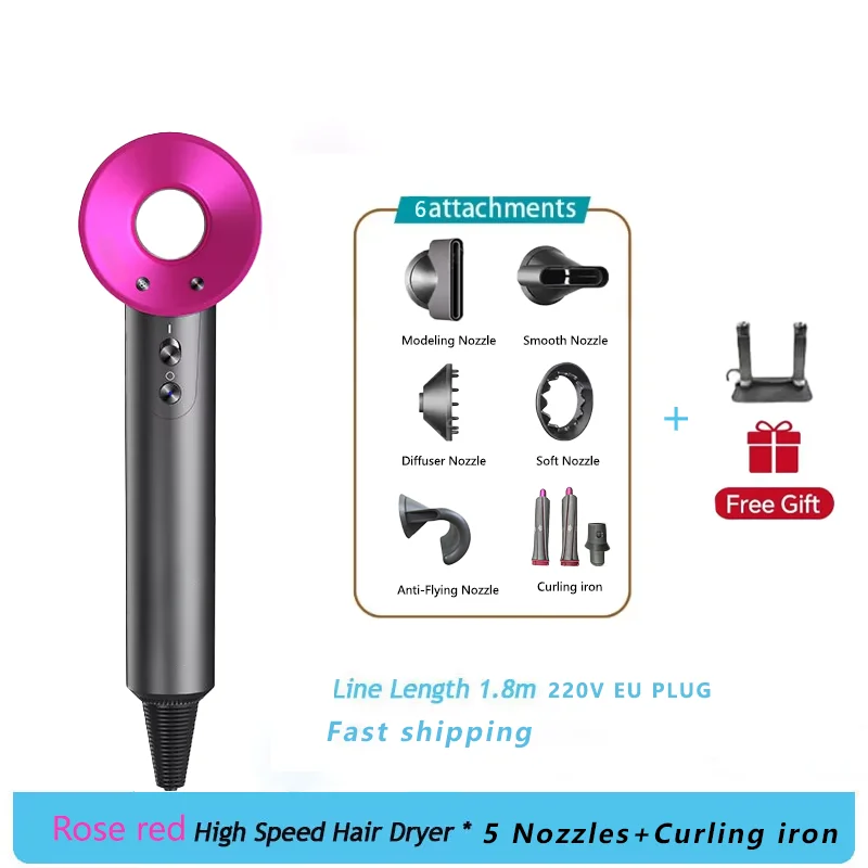 

High-power 2000W Leafless Hair Dryer 110000 To Professional Negative Ion Hair Care Quick-drying Household Electric Hair Dryer