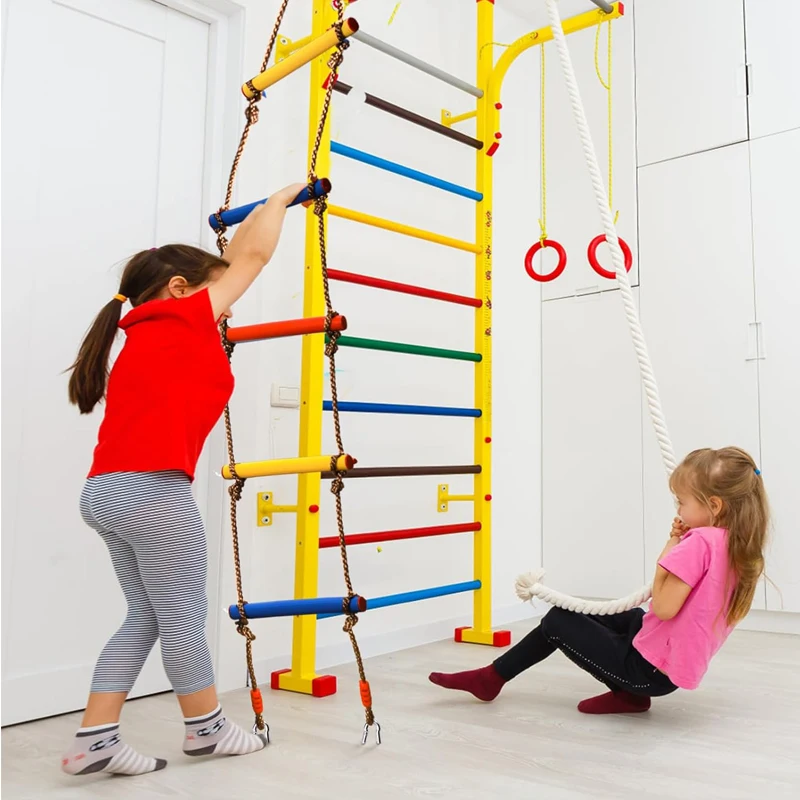 Climbing Rope Ladder For Kids Outdoor Games Backyard Swing Garden Tree House Playground Sensory Integration Training Equipment