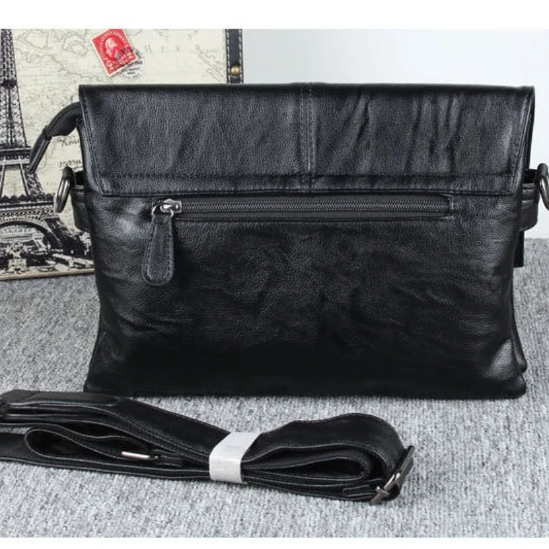Men Sling Messenger Bag Casual Men's Travel Bag PU Leather Clutch Crossbody Bags Male Small Designer Shoulder Handbag NEW