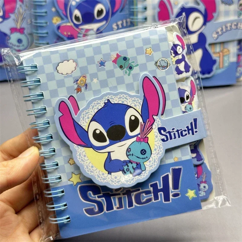 Disney Stitch Notebook Cute Cartoon Anime Stitch Kawaii Diary Coil Book Children Learning Stationery Office Supplies Gifts