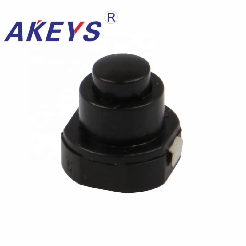 10 peças botão de auto-bloqueio interruptor lanterna