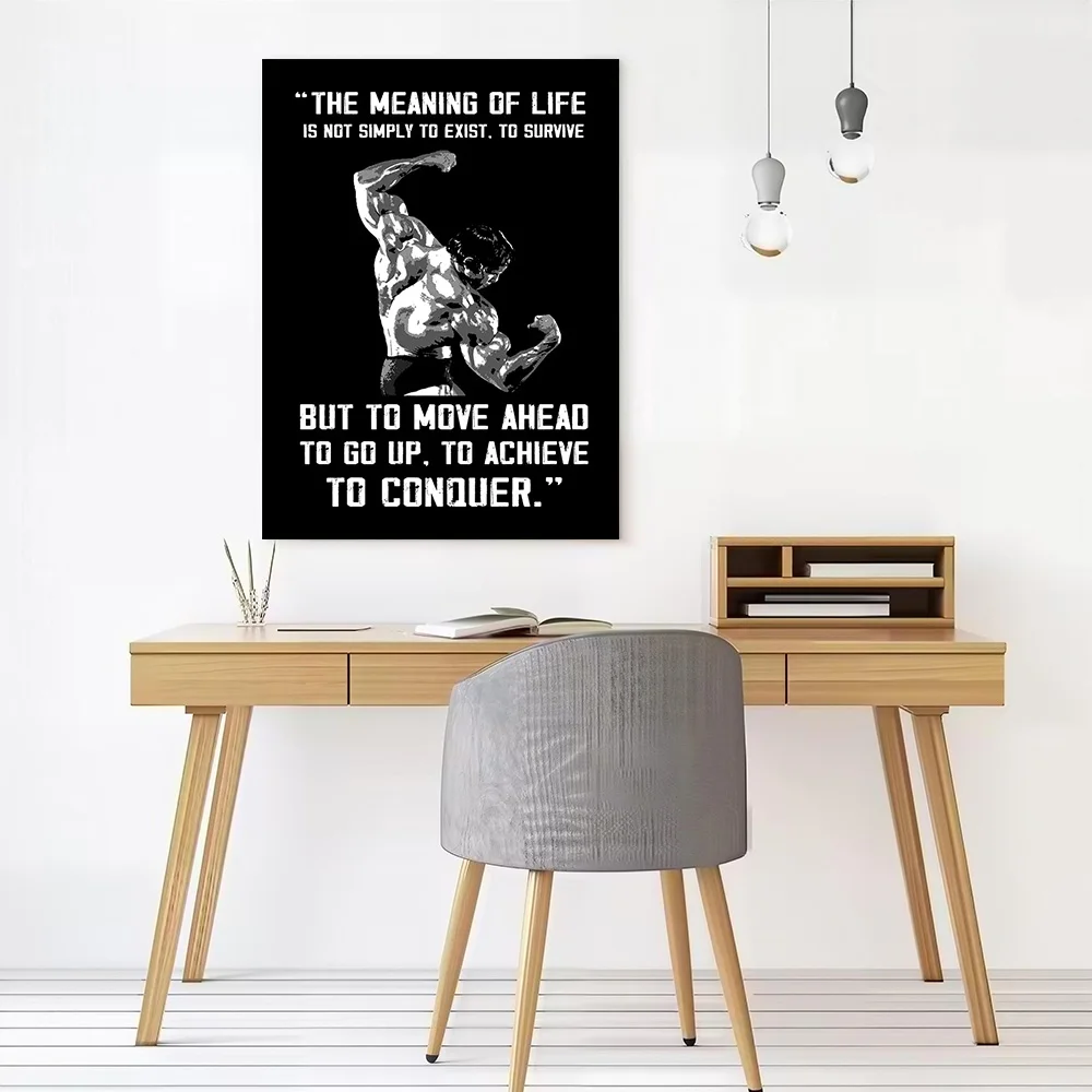 Arnold Quotes Poster Canvas Wall Art Personalized Print Modern Painting Perfect Gift for Vintage Decor Living Room Wand Deko