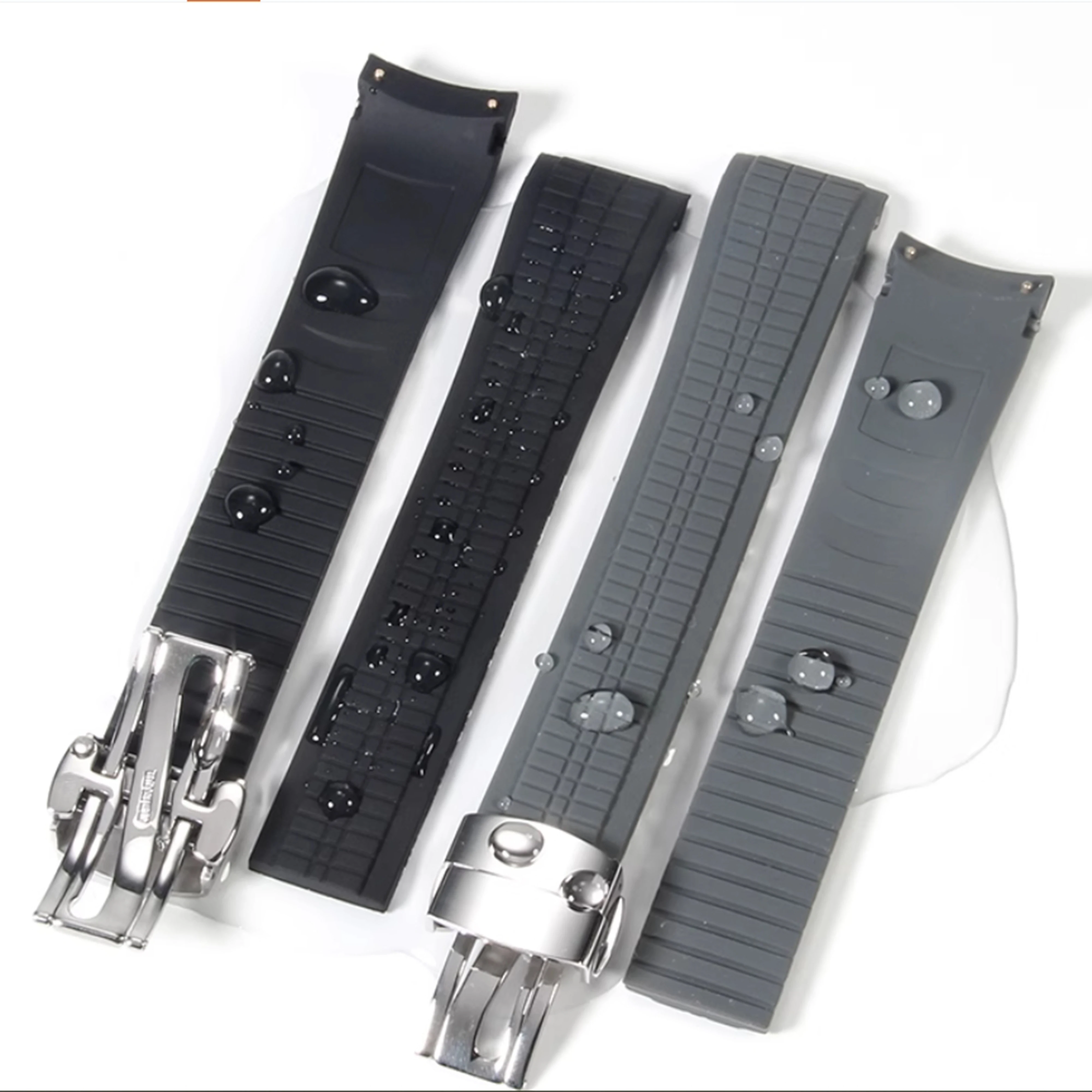 

21mm Watch Strap Watchbands Rubber Bands Accessories for AQUANAUT Nautilus Parts Repair Tools Wristband Orient Strap