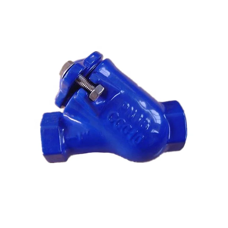 Ductile Iron Y Type Female Threaded Ball Check Valve Dn25 Pn16