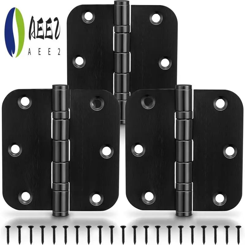 

AEE2-Ball Bearing Door Hinges, 3.5 Inches Door Hinges, 5/8Inch Radius Corner Stainless Steel Hinges, Smooth And Quiet