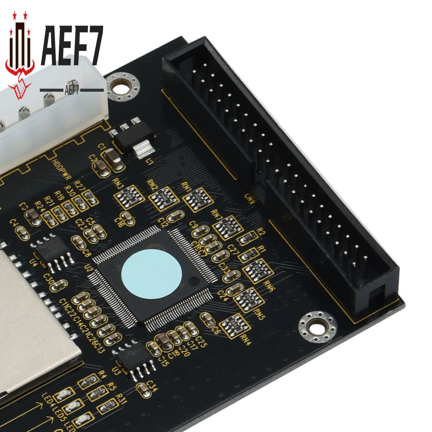 

AEF7-адаптерная карта 3,5 IDE SD 3,5-дюймовый 40-контактный разъем IDE жесткого диска SD-карта к интерфейсу IDE 40P Male