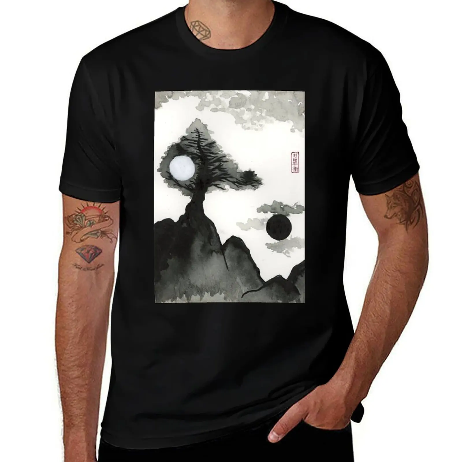 

Broken balance T-Shirt quick-drying funny shirt cotton sweat man t shirt t shirt men